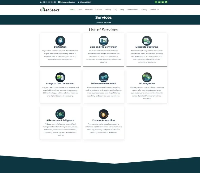 service page